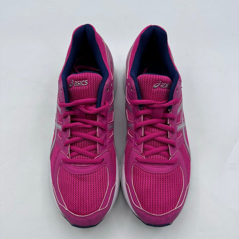 Asics Women's Jolt 2 Pink Silver Navy Running Shoes Size 9.5