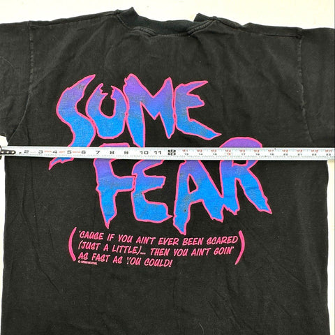 Vintage 90s Some Fear Motorsport Apparel T-Shirt Single Stitch XL