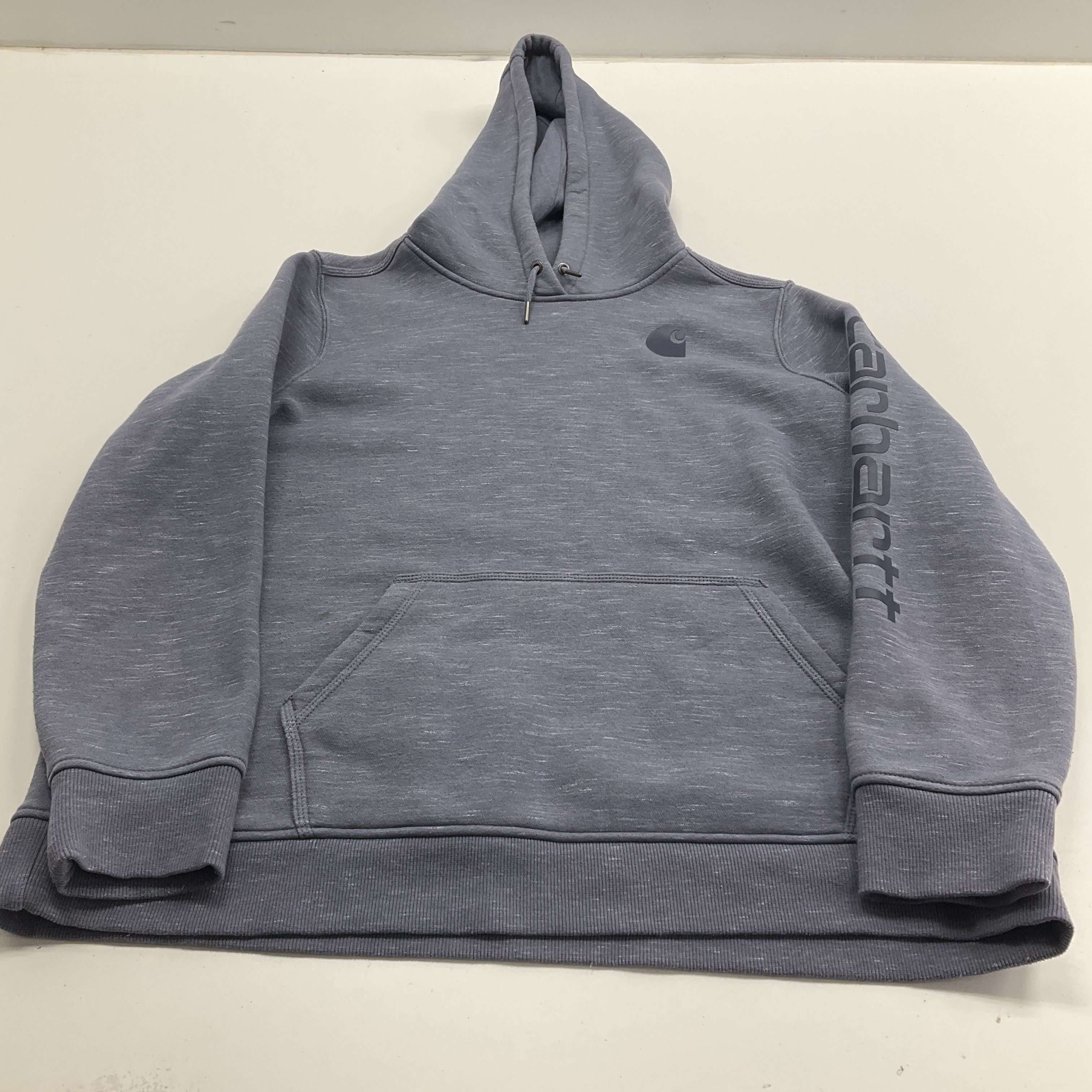 Carhartt Women's Slate Blue Gray Clarksburg Pullover Hoodie Size 2X 102791 E40