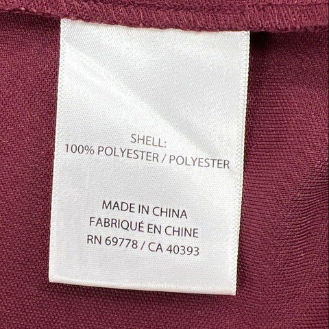 All City by Just Don Men's Maroon Tracksuit Set Jacket Track Pants Size M