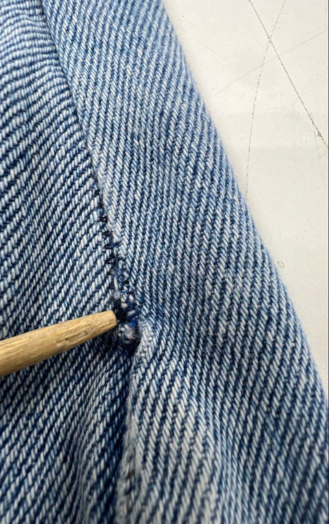 Vintage 90s Guess Men's Light Wash Straight Leg Jeans Made in USA 36x34