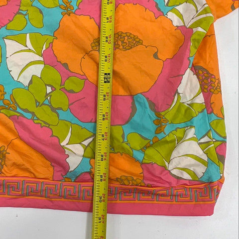 Trina Turk Women's Floral Swim Cover Up Tunic Split Sleeve NWT Sz XL