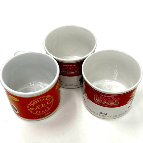 Campbell's Soup Kids Mugs 3 Piece Set 14 oz Ceramic Westwood Houston Harvest