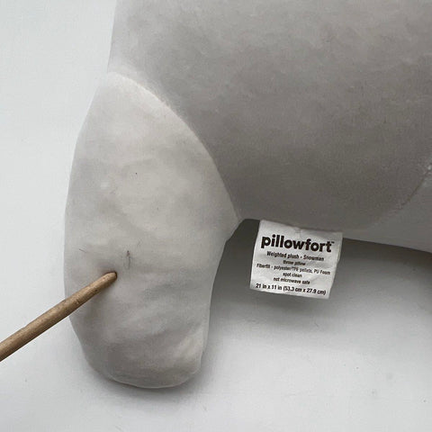 Pillowfort Weighted Plush Snowman Holiday Throw Pillow 21 Inch 4 Pounds