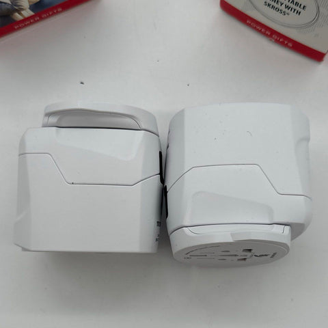 Skross World Adapter Pro Universal Travel Power Adapter Lot of 2 White
