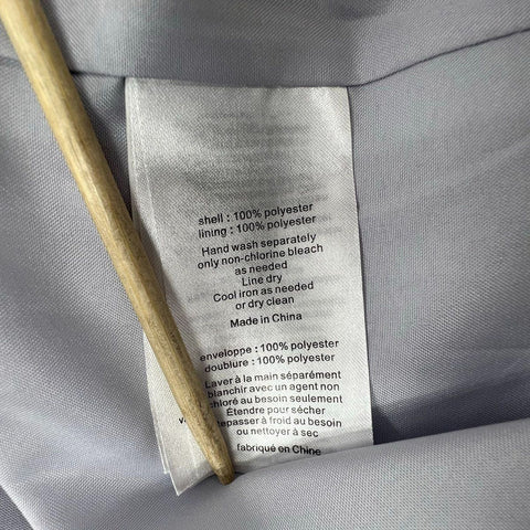 David's Bridal Women's F12732 Bridesmaid Dress Silver Chiffon Long Gown Size 4