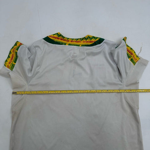 Puma Cameroon National Team 2012-2013 Away Soccer Jersey White Mens Sz L
