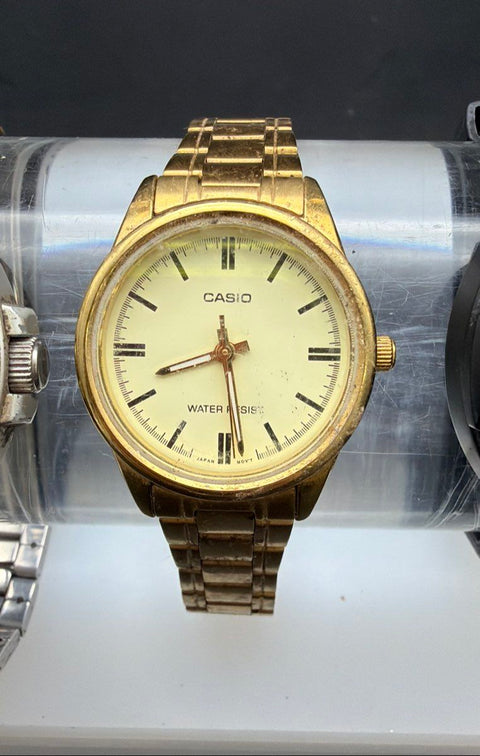 Casio Quartz Watch Lot of 3 MRW-200H LTP-V005 Water Resistant Not Tested As Is