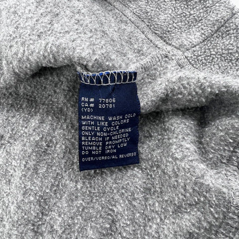 Tommy Hilfiger Men's Gray Quarter Zip Fleece Colorblock Pullover Sz 2XLT