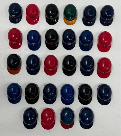 MLB Baseball Mini Batting Helmet Lot 28 Pieces Mixed Teams See Photos