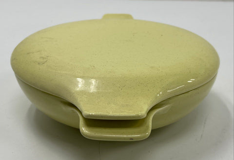 Speckled Ceramic Casserole Dish With Lid 13" Mid-Century Modern