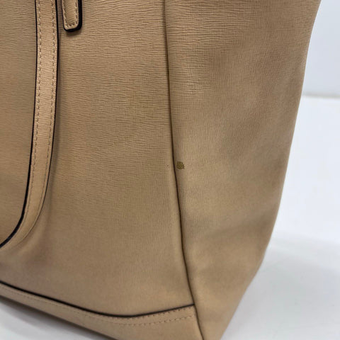 Coach Tan Saffiano Leather City Tote Bag Large Gold Hardware 23821