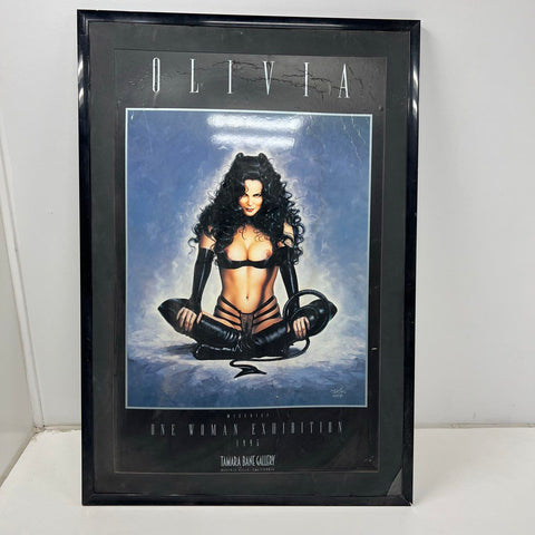 Olivia De Berardinis 1995 Mischief Exhibition Poster Signed Tamara Bane Gallery