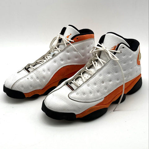 Nike Air Jordan 13 Retro Starfish White Orange Men's Basketball Shoes Size 10.5