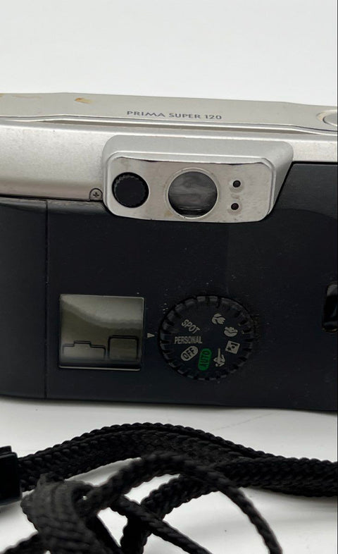 Vintage Canon Prima Super 120 35mm Point & Shoot Film Camera 38-120mm AiAF