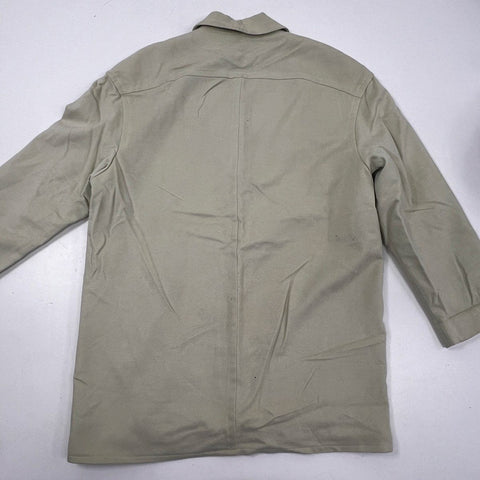 Vintage 80s Dino Valiano Women's Sage Green Lambswool Cashmere Jacket Sz 36