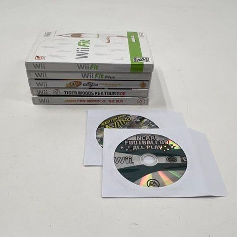 Wii Fit Need for Speed Tiger Woods 7 Nintendo Wii Game Lot