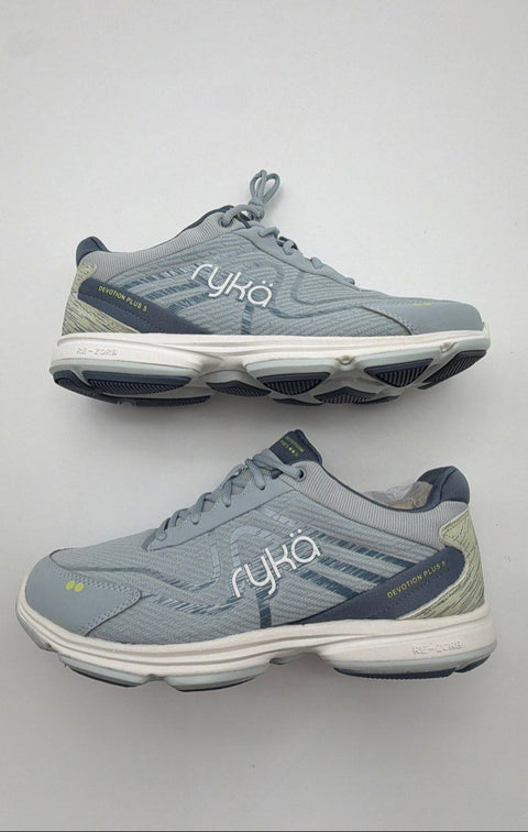 Ryka Devotion Plus 5 Grey Blue Women's Walking Shoes Size 9