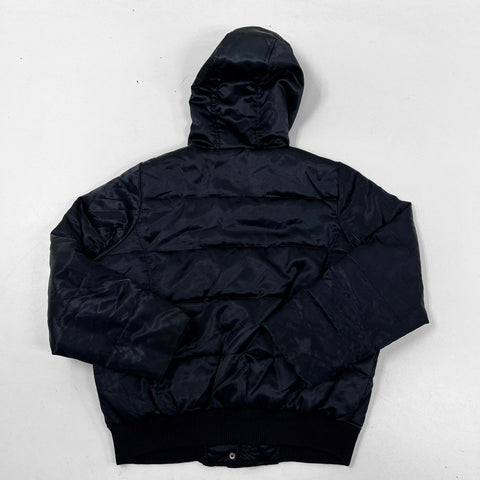 Vintage Y2K Sean John Women's Black Hooded Puffer Jacket Full Zip Sz 1X