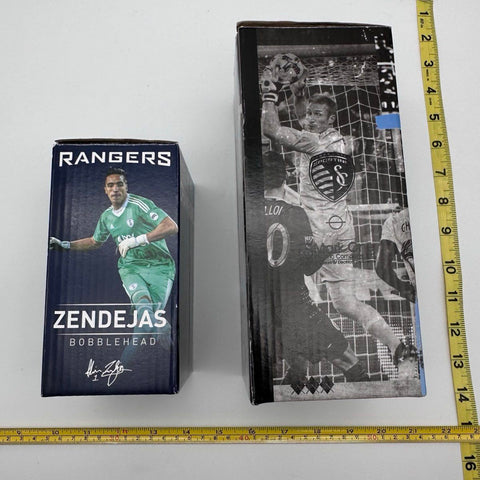Sporting KC MLS Soccer Bobblehead Lot Tim Melia & Adrian Zendejas USL 2 Pieces
