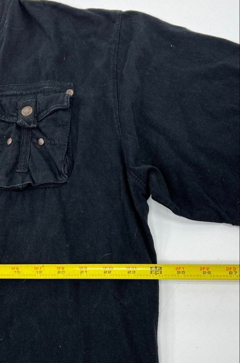 Vintage Y2K Coogi Australia Patched Logo Military T-Shirt Sz 2XL