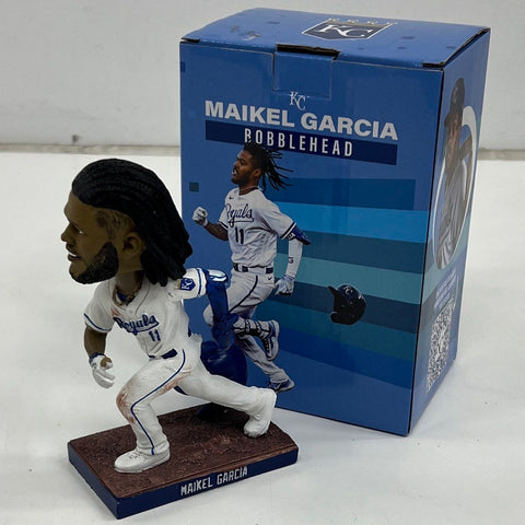MLB Baseball Bobblehead Maikel Garcia Kansas City Royals Rookie Season With Box