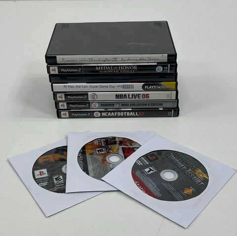 Romance of the Three Kingdoms VII Medal of Honor PS2 10 Game Lot Sony