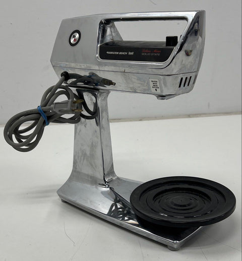 Hamilton Beach 40-5 Deluxe Solid State Stand Mixer Chrome 2 Bowls Vintage