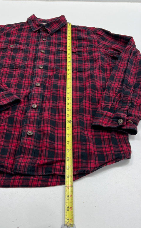 Duluth Trading Co. Red and Black Plaid Skirt - Size XL