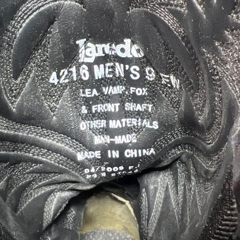 Laredo 4216 Black Cherry Leather Western Cowboy Boots Men's Size 9 EW