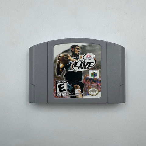 NBA Live 2000 Nintendo 64 N64 CIB Complete in Box Manual EA Sports Retro 1999