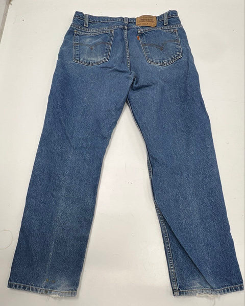 Vintage 90s Levi's Men's 505 Orange Tab Regular Fit Straight Leg Jeans 36x29