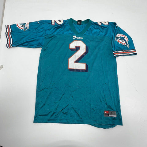 Vintage 90s Nike Miami Dolphins NFL Football Jersey Made in Korea Sz L
