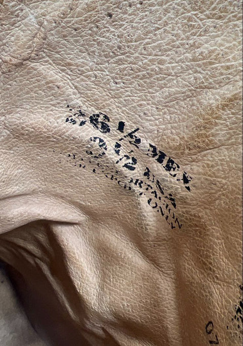 Y2K Soto Boots Tan Full Quill Ostrich Leather Heeled Ankle Boots Size 9.5