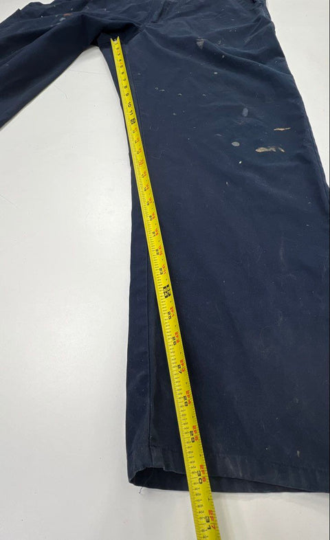 USCG Coast Guard Men's Coveralls Jumpsuit Navy Blue Distressed Painter L