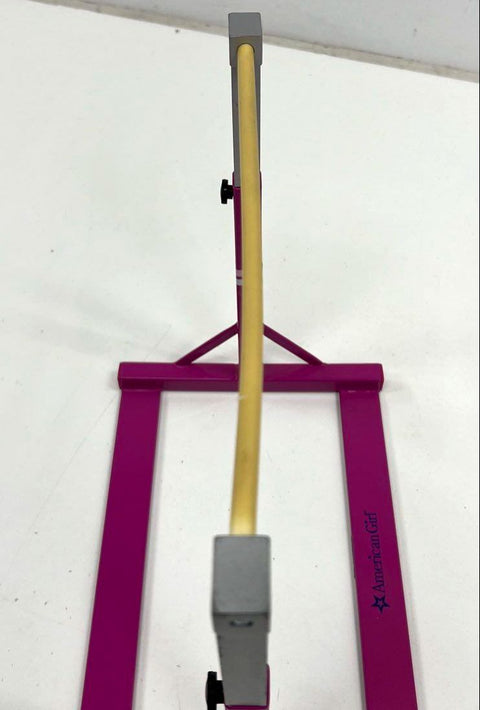 American Girl Doll Uneven Bars Set Gymnastics Playset Accessory Purple