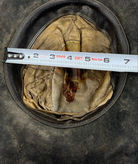 Vintage 70s Stetson Men's Black Felt Cowboy Hat Braided Band Wide Brim