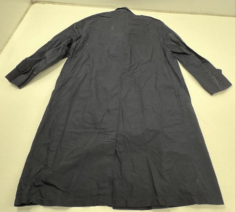 Vintage Blauer Men's Blue USAF Regulation Water Repellent Trench Coat Captain