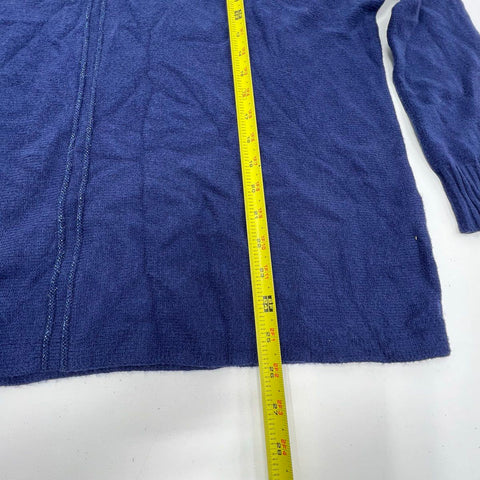 Lilly Pulitzer Mame Sweater Low Tide Navy Metallic Cardigan Women's M NWT