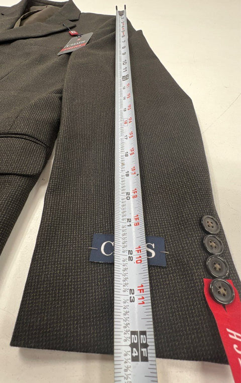 Chaps Men's Caney Brown Stretch 2-Button Sport Coat Blazer NWT Sz 40R