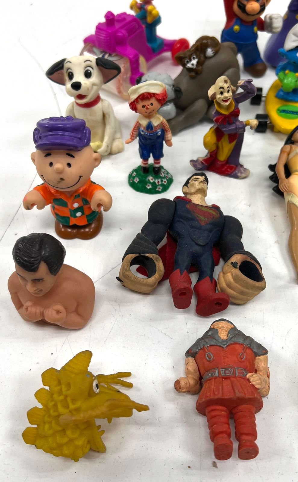 Vintage 90s Toy Figure Lot 30+ Disney Mario BTTF Superman Fast Food Premiums