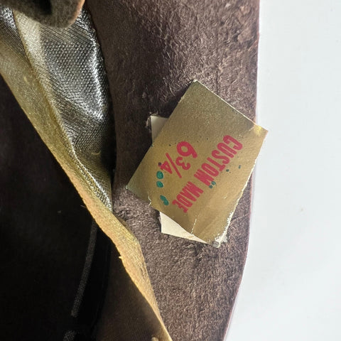 West Texas Western Wear Gray Hat XXXXX Quality Wool Size 6 3/4 *Repairs Needed