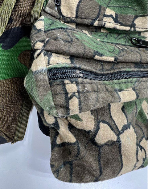 Vintage 90s Allen Men's Camo Hunting Utility Belt Canteen Pouch Adjustable