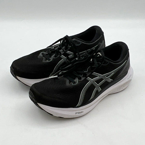 Asics Gel-Kayano 30 Black White Women's Running Shoes Size 8 Wide