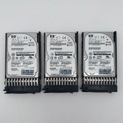 HP DG072BAAJA 72GB 10K SAS 2.5" Hard Drive 459512-001 Lot of 3 Not Tested As-Is