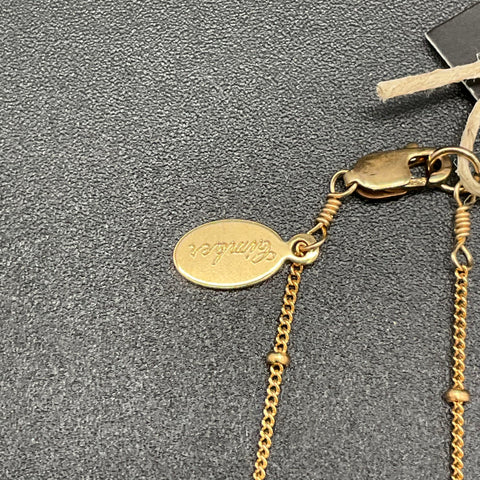 Cimber by Kelly Cimber 14/20 Gold Filled Love Necklace Satellite Chain NWT