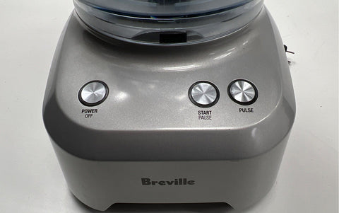 Breville 12-Cup Food Processor Silver Base With Blades For Parts Only