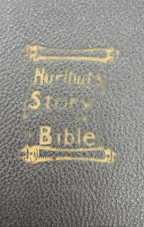 Antique 1904 Hurlbut's Story of the Bible John C Winston Illustrated Color