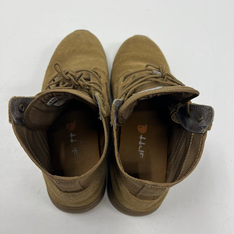 Carhartt Force 5 FA5016-M Coyote Brown Suede Soft Toe Work Boots Size 10