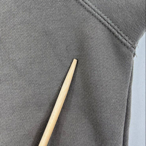 Fear of God Essentials Gray Logo Pullover Sweatshirt Hoodie Men's XS